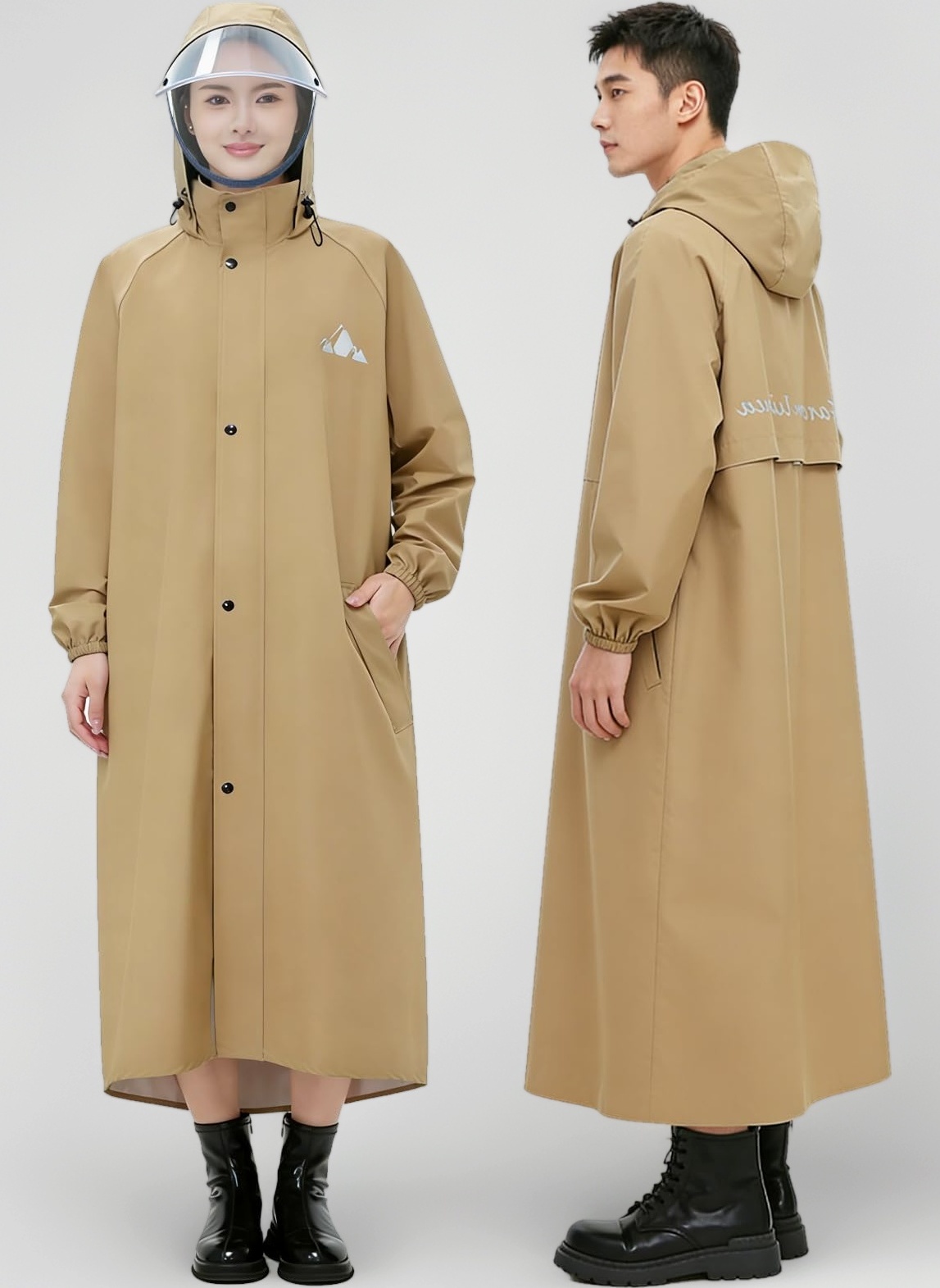 Amazon | [Haikawi] レインコート 自転車 レディース・メンズ兼用 通気